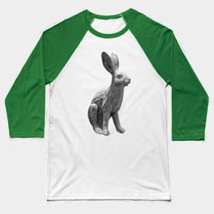 Hare Statue Baseball T-Shirt